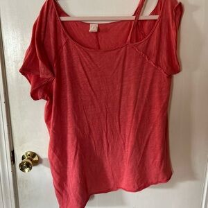 We The Free Red Short Sleeve Tee